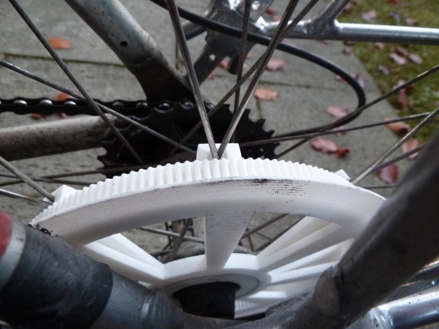 eBike toothed belt wheel